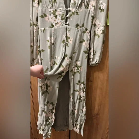 REFORMATION LORNE DRESS - GREEN - Picture 4 of 6